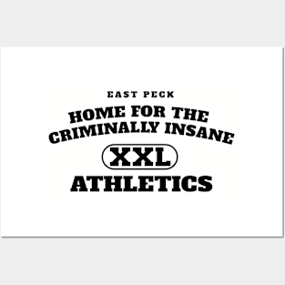 East Peck Home For The Criminally Insane Athletics Posters and Art